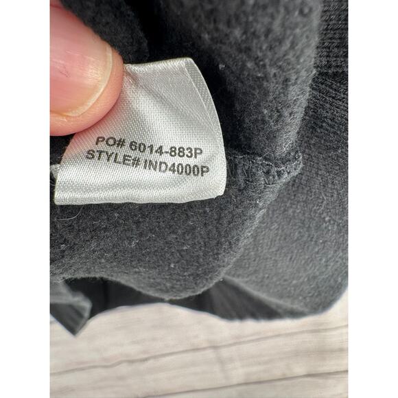 Seven Emotions Barbwire Heart Rhinestone Hoodie Adult Large Black 444 Sweatshirt - Picture 7 of 9